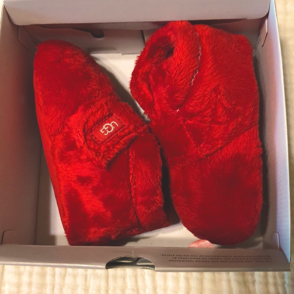 Red Ugg Slipper Boots